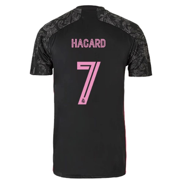 Camiseta Real Madrid Tercera Equipación NO.7 Hazard 2020-2021 Negro